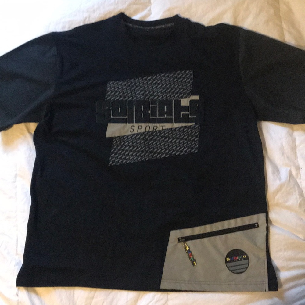 Short sleeve black 3M Solbiato shirt